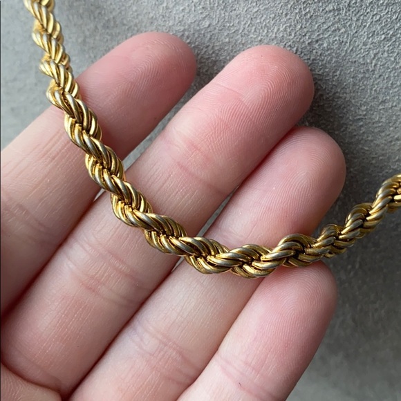 Monet Jewelry Womens Goldtone Twist Chain Necklace - Picture 4 of 6